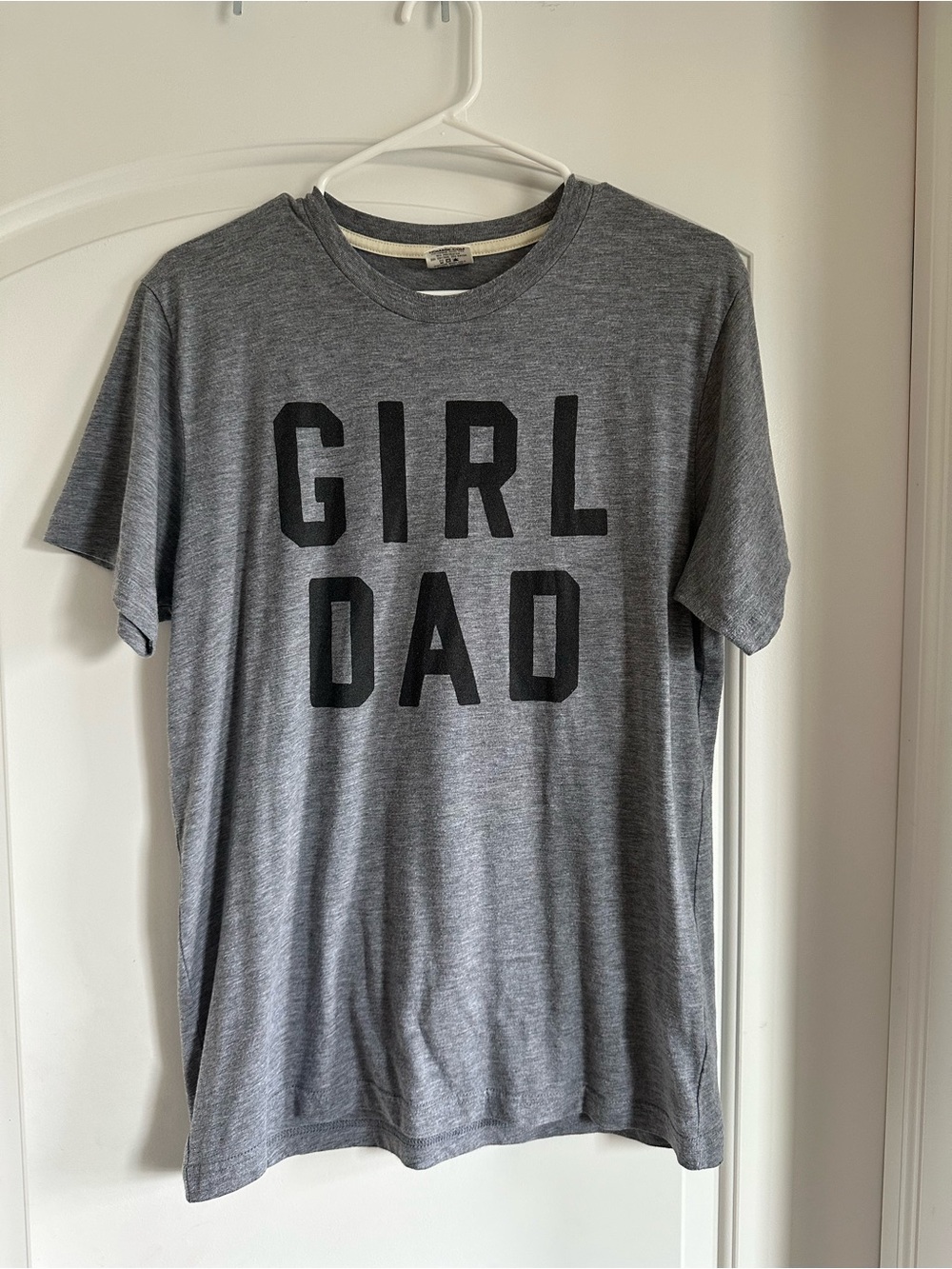 HOMAGE Gray 'GIRL DAD' Short Sleeve Tee